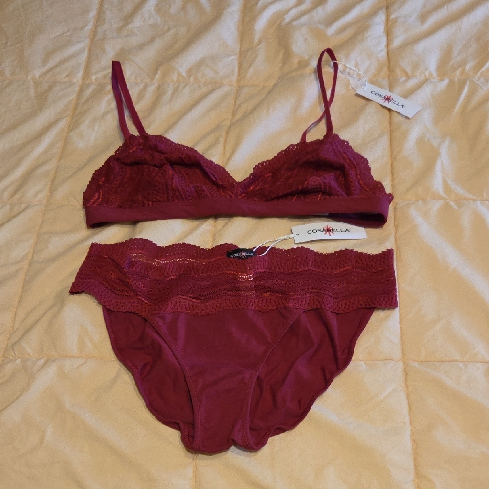 Cosabella Bralette And Bikini Panty